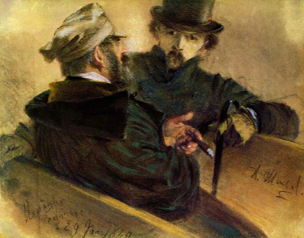 Two Discussing Voters
